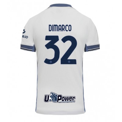 Fotbalové Dres Inter Milan Federico Dimarco #32 Venkovní 2024-25 Krátký Rukáv Fotbalové Dres Inter Milan Federico Dimarco #32 Venkovní 2024-25 Krátký Rukáv